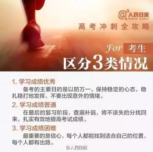 緻高三家長(cháng):4月别瞎忙,5月不緊張,6月莫彷徨!